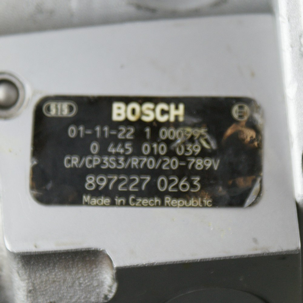 Pompa wtryskowa CR 0445010039 BOSCH Pompa wtryskowa CR 0445010039 BOSCH