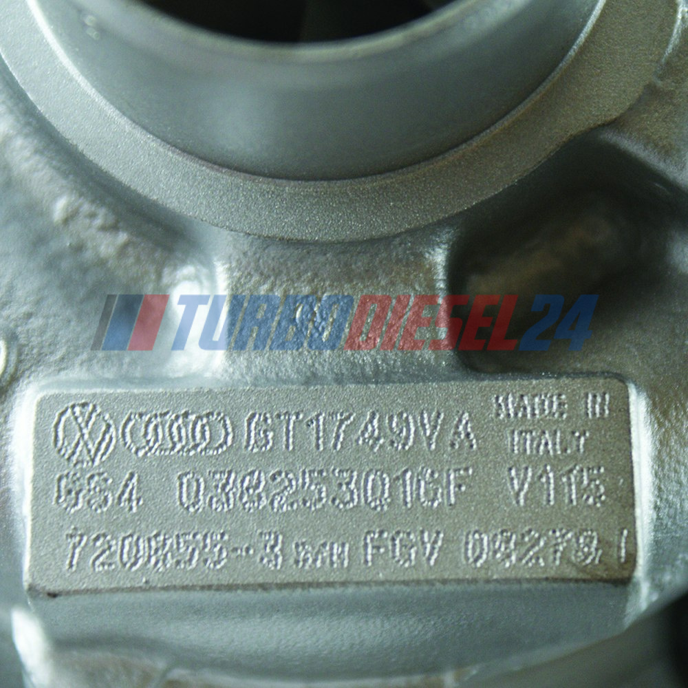 Turbosprężarka 720855 1,9TDI SEAT BORA GOLF AUDI A3 SKODA