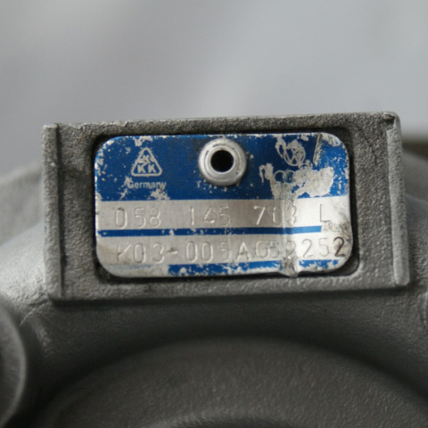 Turbosprężarka 53039700029 AUDI SEAT SKODA VW 1.8T Turbosprężarka 53039700029 AUDI SEAT SKODA VW 1.8T